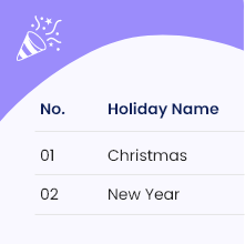 Holidays Management Software Holidays Management Software